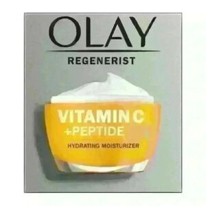 NWT Olay Regenerist Vitamin C + Peptide 24 Face Moisturizer Cream - 1.7o…